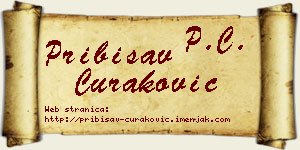 Pribisav Curaković vizit kartica